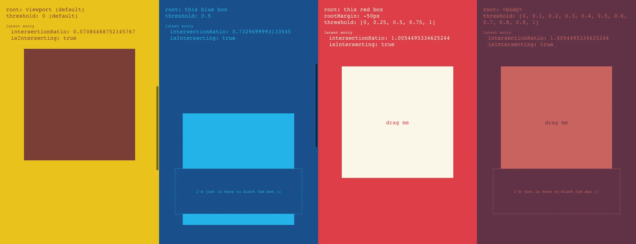 Intersection Observer API